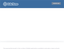 Tablet Screenshot of edutone.com